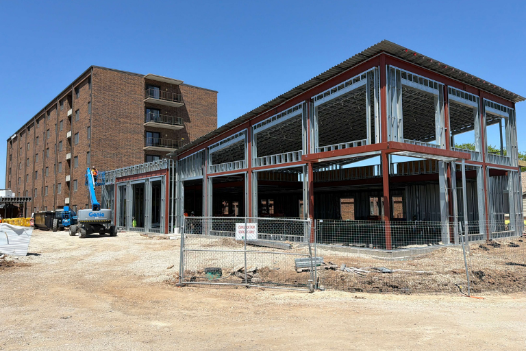 Photo of space under construction at Salina Presbyterian Manor