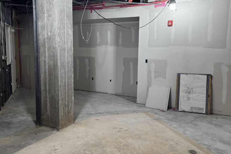 Photo of space under construction at Salina Presbyterian Manor