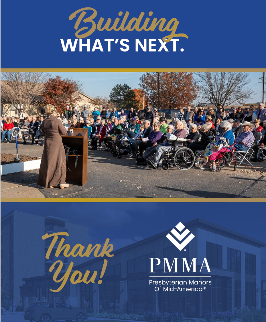 Cover of 2025 annual report - shot from Salina groundbreaking