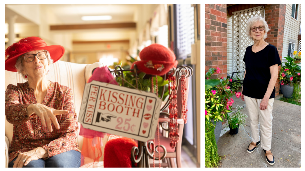 Photos of Barbara, a resident helped by the Good Samaritan Program